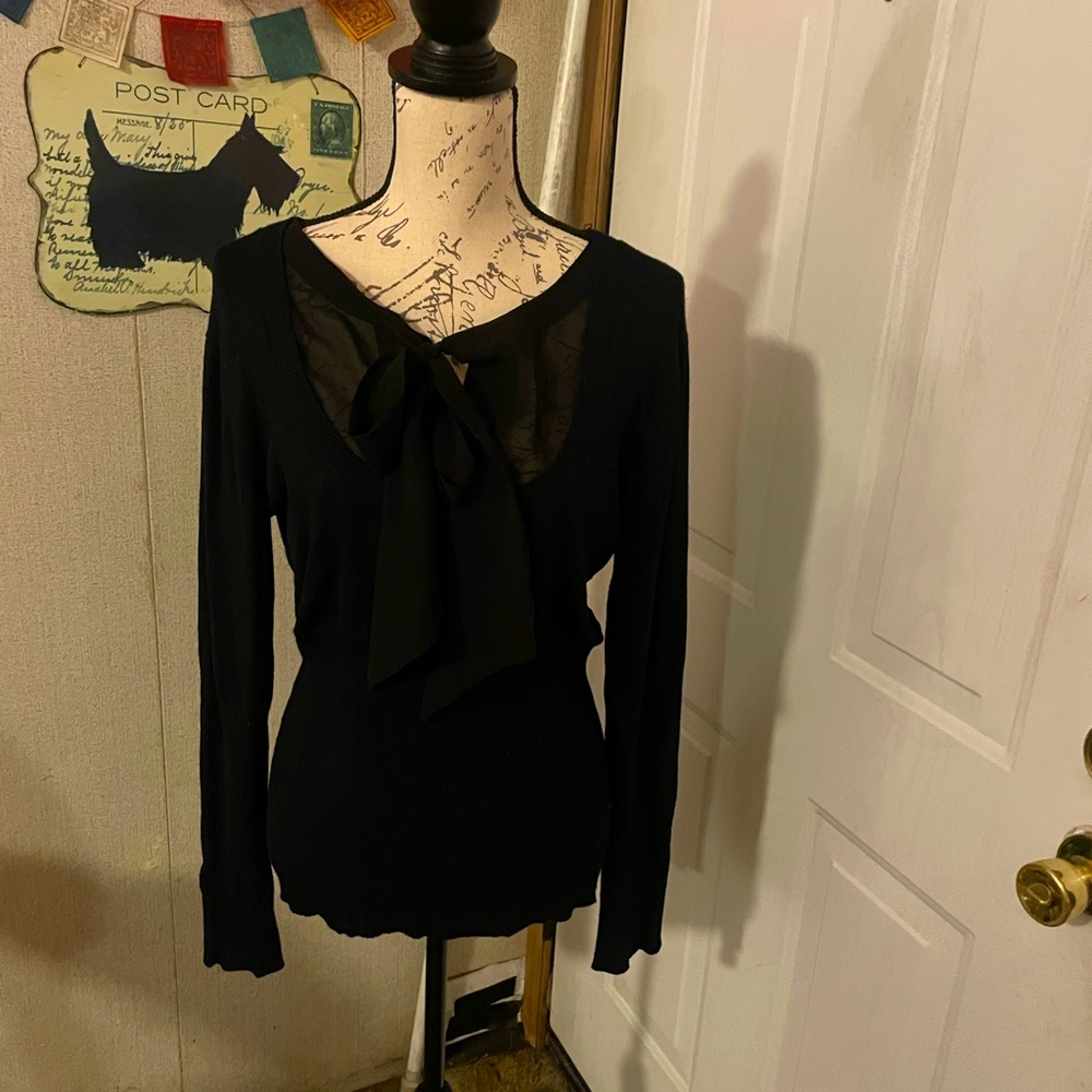 Inc black blouse